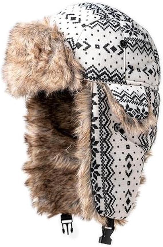 S A Soul of Adventure Winter Hat for Men & Women | Ushanka Russian Hat | Faux Fur Hat with Ear Flap