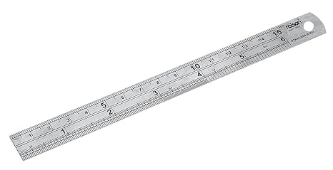 Rolson 50822 150 mm Stainless Steel Ruler