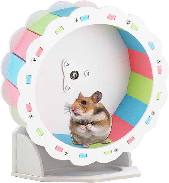 Silent Hamster Wheel - Endless Exercise and Happiness - Diameter 22cm (Assembly)