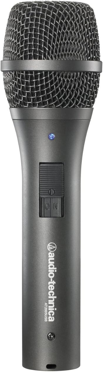 Audio-Technica AT2005USB Cardioid Dynamic USB/XLR Microphone,Black