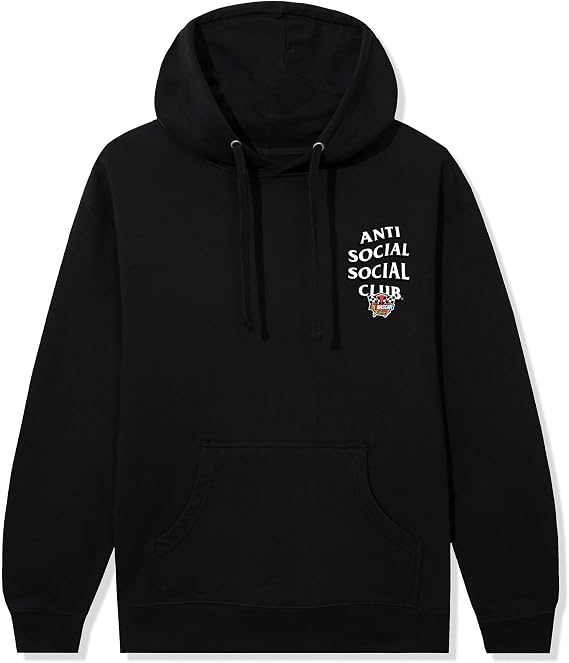 Anti Social Social Club Unisex Adult Assc X Motorsport Hoodie-black
