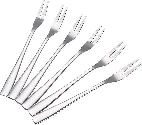 Asking 12-Piece Mini Fruit Fork, Stainless Steel Salad Forks