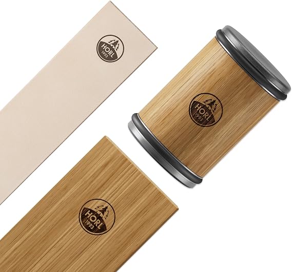 HORL 2 Oak Rolling Knife Sharpener Engineered in Germany for Straight Edge and Leather strop