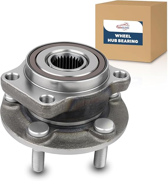 513220 Front Wheel Bearing Hub Assembly for Subaru 2005-2014 Legacy | For Subaru 2005-2014 Outback, 5-Lug ABS, Forged Carbon Steel Construction, Hub Assembly with Low-Friction Rotational Design