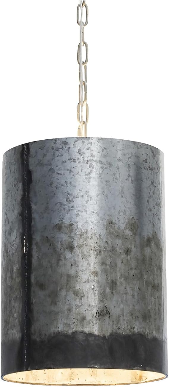 Cannery Pendant - 2-Light - 12"D x 12"W x 16"H - Ombre Galvanized