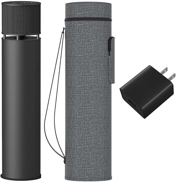ABRAMTEK E600 Bluetooth Speaker and Carrying Bag and USB Charger Bundle