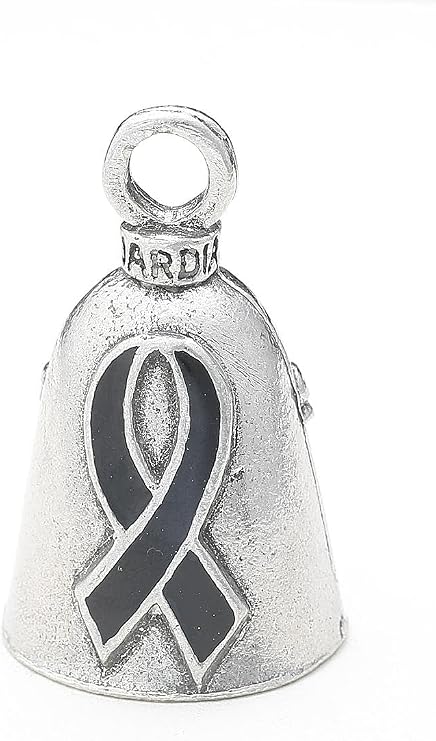 Guardian Bell I Support The Cause Good Luck Bell w/Keyring & Velvet Gift Bag | Motorcycle Bell | Pewter | Made in USA