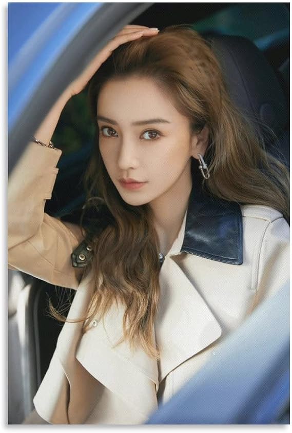 Angelababy Singer China Model Poster Sexy Art Poster Canvas Painting Decor Wall Print Photo Gifts Home Modern Decorative Posters Framed/Unframed 16x24inch(40x60cm)