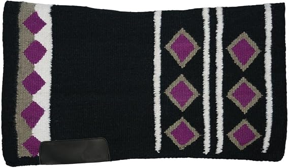 Schneiders Diamond Western Show Horse Saddle Pad | Durable Wool Construction | Stylish Design for Show & Daily Use