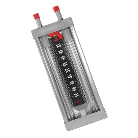 U-Shaped Pressure Gauge High Accuracy Water Column Manometer for Natural Gas Pipeline Pressure Testing Vacuum Tube Tester Sensor Supply