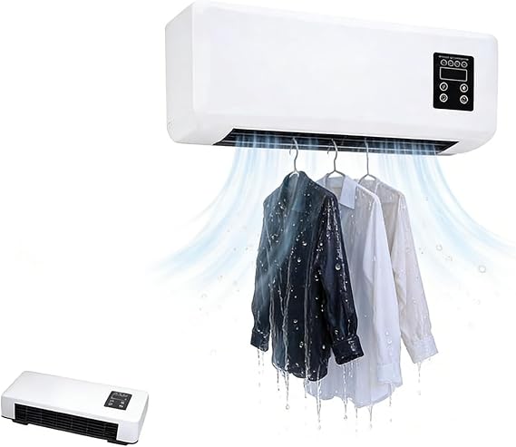 1800W Ductless Air Conditioner, Wall Mounted Ductless Air Conditioner, Heater Pump System, 3-in-1 Portable Split AC Unit, Providing Efficient Heat And Natural Ventilation Solutions