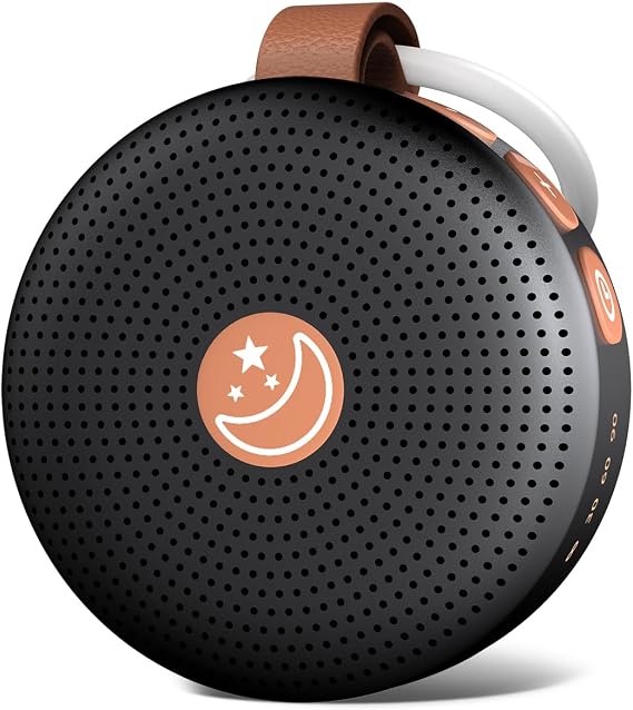 Portable Sound Machine Mini White Noise Machine Baby Shushing Brown Noise Machine with 30 Soothing Sounds for Kids Adults Dogs Auto-Off Timer 32 Volume Levels Sleep Machine for Home Office Privacy
