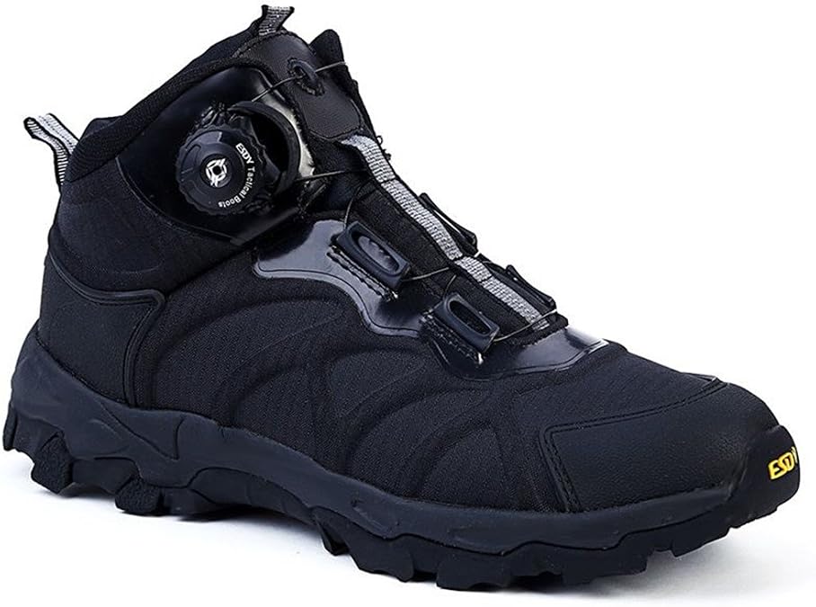 Survival Games Trekking Shoes, Dial-Type, Men's, Water Repellent, Climbing Shoes, Shock Absorption, Military-Cut, Middle Cut, Abrasion Resistant, Non-Slip, Lightweight, Outdoor Shoes