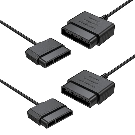 PS2 Controller Extension Cord for Sony PlayStation 2, PS1 Game Console