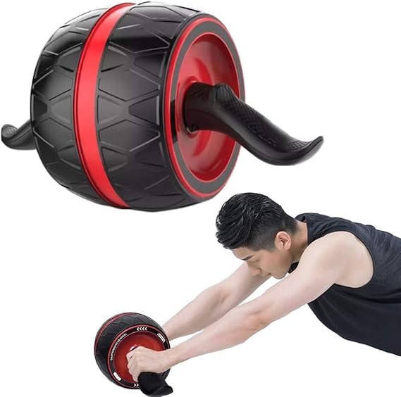 Abdominal Roller Wheel, Smart Brake Automatic Rebound Ab Roller Wheel, Mute Non-Slip Abs Carver Multiple Angles Core Workouts Ab Roller, Home Gym Equipment for Men Women Abdominal Exercise