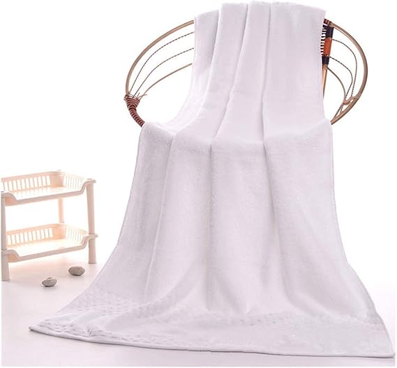 Super Soft Towel 90 * 180cm Luxury Egyptian Cotton Bath Towels for Adults,Extra Large Sauna Terry Bath Towels,Big Bath Sheets Towels, Bath Sheets 900g (Color : White, Size : 90 * 180cm)