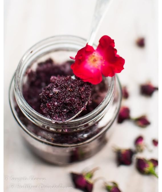 GHOTARAM Gulkand with Honey & Dalchini, Rose Petal Jam, Rich in Calcium and Antioxidants-200g(200g*1Pac)