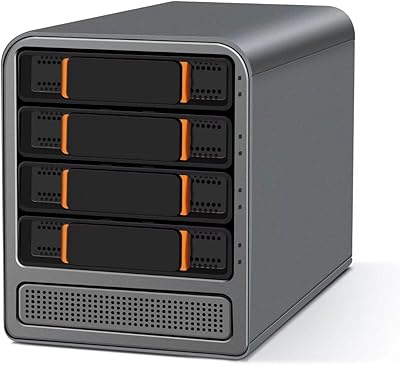 4 Bay N305 Mini PC, Support Hot Swapping, Dual i226V 2.5GB LAN, Octa Core NAS Desktop Computer,DDR5 16GB RAM 512GB NVMe SSD,4K UHD,2USB3.2,SPKMIC Diskless