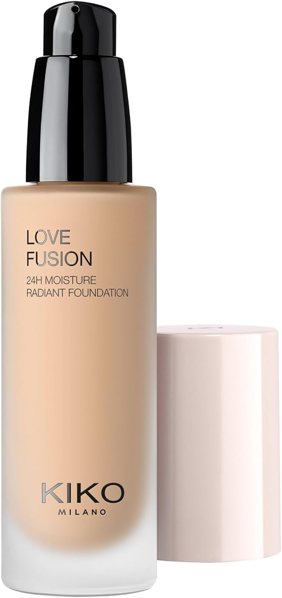 KIKO Milano Love Fusion 24H Moisture Radiant Foundation 4WO, Hydrating 16H Long-Lasting Foundation With Luminous Finish