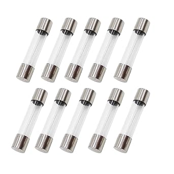 CompStudio 20Pcs/Pack, F25AL250V, 25A 250V, 6X30mm Fast Blow Fuse 250V, F25A 250V, F25L250V Cartridge Glass Fuses, 25A 250V, Quick Blow (Fast Acting) 1/4" x 1-1/4"