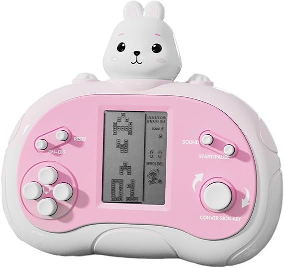 Retro Game Handheld Vintage Educational Game Console | Classic Handheld Game Console for Kids, Video Game Console with Built-in Games
