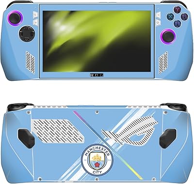 Head Case Designs Officially Licensed Manchester City Man City FC Home 202526 Badge Kit Vinyl Sticker Skin Decal Cover Compatible with Asus ROG Ally