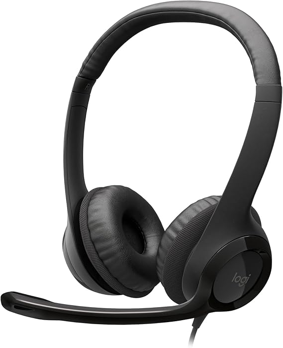 Logitech ClearChat Comfort/USB Headset H390 (Black)