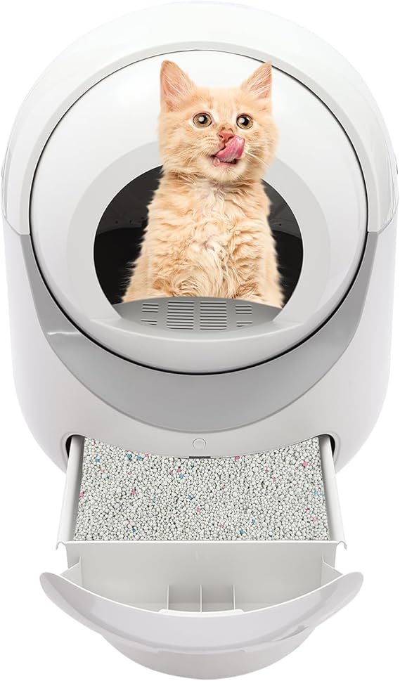 Self Cleaning Cat Litter Box, Large Automatic Cat Litter Box, Smart Cat Litter Box