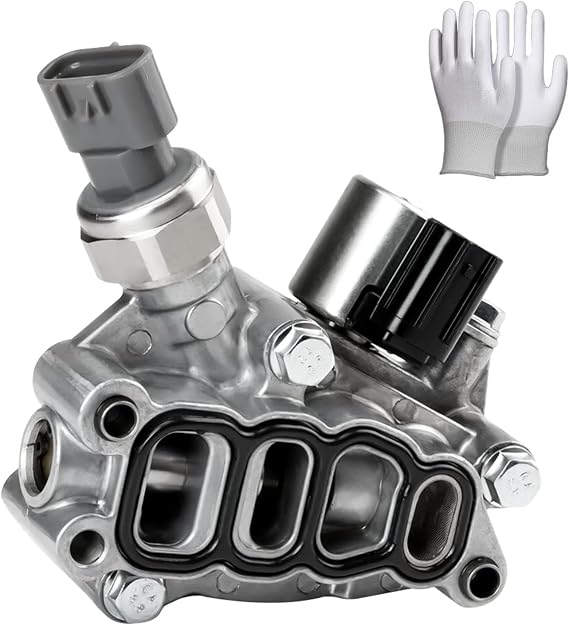 15810-RKB-J01 Intake & Exhaust Engine Variable Valve Timing (VVT) Solenoid Fits for 2005-2008 H-onda Accord, for Odyssey, for pilot 3.0L 3.5L, Oil Control VVT Valve Replaces OE# 15810RKBJ01, 918-078