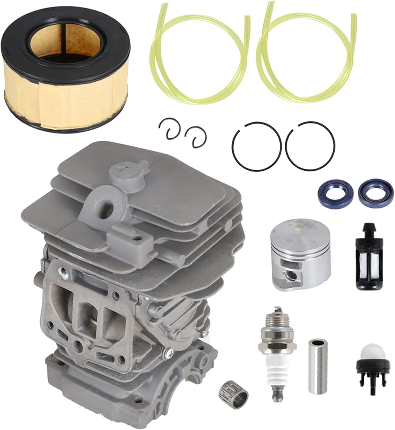 Cylinder Piston Kit 44MM Bore Replacement for Stihl MS251 MS 251 Chainsaws 1143-020-1207 11430201207