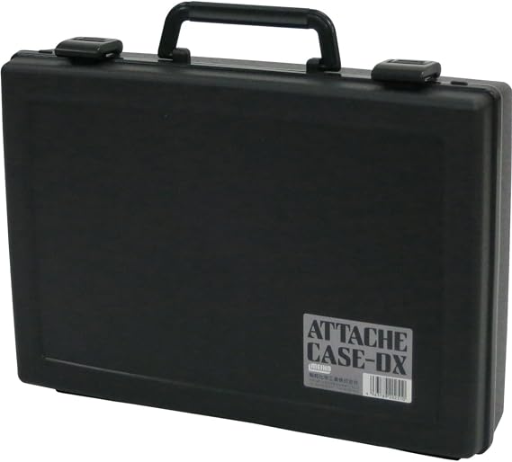 Meiho MEIHO Attache Case DX Black External Dimensions: 14.4 inches 366 mm x 10.6 inches 270 mm x 3.1 inches 78 mm / Internal Dimensions: 13.9 inches 354 mm x 9.5 inches 242 mm x 1.9 inches