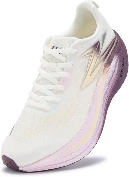 361 Flame 5 Mix Running Shoes for Men Wide Foot Sneakers Lightweight,Breathable,Cushion,Carbon Plate Running Shoes for Professional Race,Marathon Training Shoes,Zapatillas para Hombres profesionales