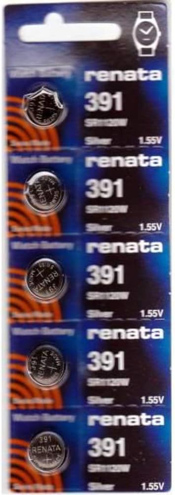 #391 Renata Watch Batteries 5Pcs