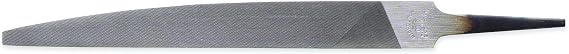 Crescent Nicholson 8" Knife Double/Single Cut Smooth File with Safe Back - 06961N