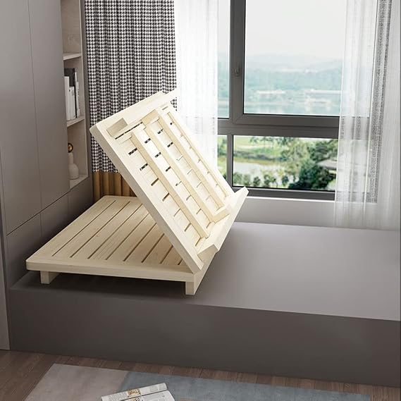Wooden Bed Slats Replacement, Solid Wood Folding Board Tatami Bed Board Ground Bed, Waist Protector Hardened Board (Size : 1000mm*1900mm)