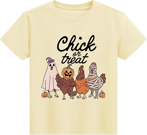 Toddler Halloween Shirt Boys Girls Ghost Tshirt Just Waiting Halloween Tee Tops Spooky Season Fall Clothes Ages 2-7