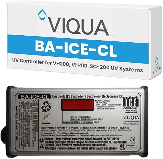VIQUA BA-ICE-CL Replacement Ultraviolet Water System Controller for VIQUA VH200 and VH410 Systems