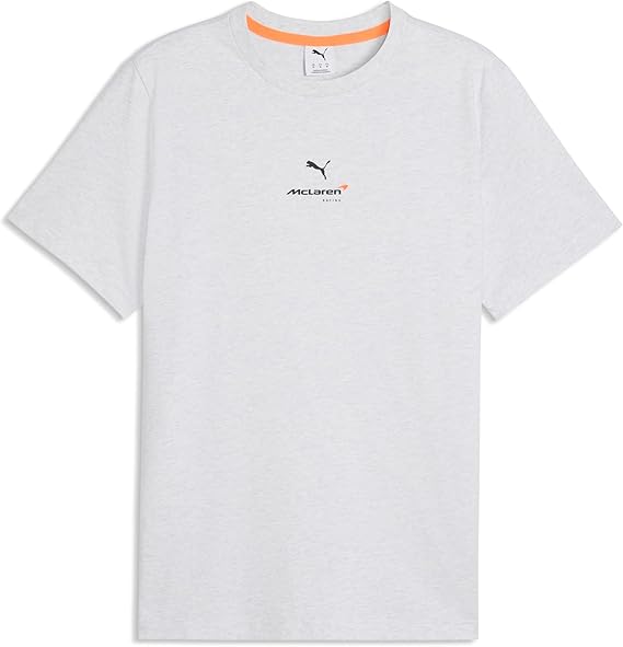 PUMA McLaren F1 Men's Tshirt with Small McLaren Racing Logo | Includes Racing and PUMA branding, Short sleeves with a round neckline, Officially licensed