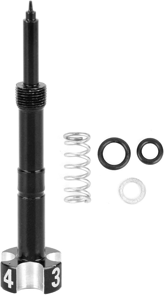 Tefola Carburetor Mixture Screw, Motorcycle Screw Adjuster Air Fuel Mixture Screw Adjuster Modification Accessories(Black)