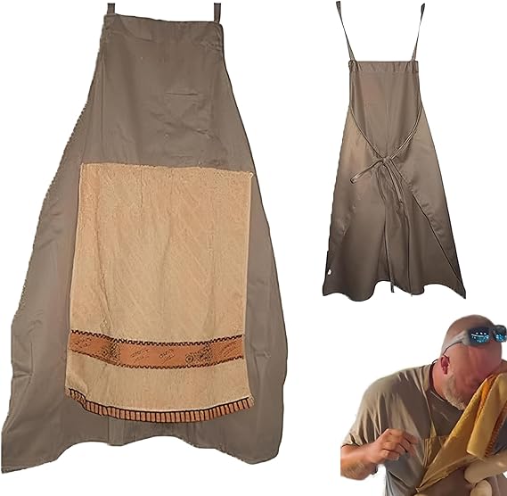 Chef's Prank Apron, Hilarious Creative Prank Aprons,Surprise Hiding in The Pocket, Creative Gag Gift for Kitchen