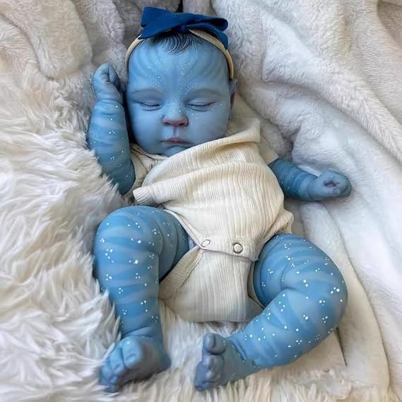 iCradle Real Reborn Baby Dolls 20inch 50cm Avatar Soft Vinyl Life Like Looking Newborn Doll Realistic Dolls with Magnetic Pacifier Birthday Toys