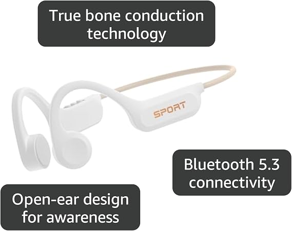 Yorlu Bone Conduction Headphones, Open Ear Headphones