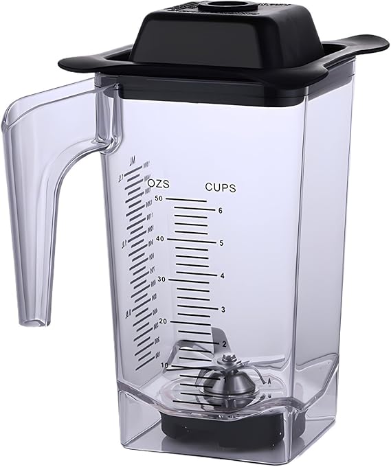 Blender Cup,Compatible For JTC,TM-800A TM800AQ Smoothie Maker Replacement Mixing Cup Blender Accessories 1.5L