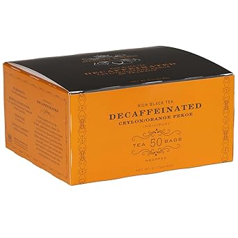 Harney & Sons Black Tea, Tea Bags, Decaffeinated, 50 Count