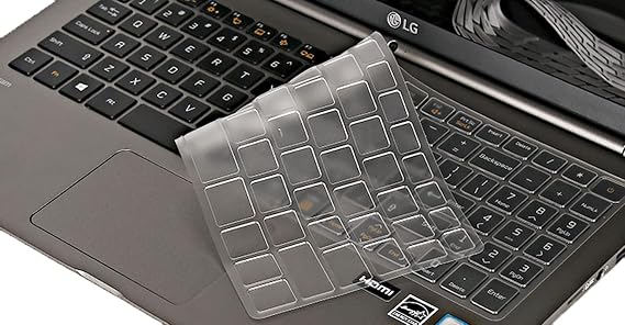 TPU Keyboard Cover Protective Skin Compatible for LG Gram 15Z95N 15Z90N 15Z995 15Z990 15Z980 15Z975 15Z970 15Z960 & LG Gram 17Z990 Laptop (not fit Gram 17Z90N) - Clear