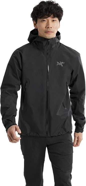Arc'teryx Beta Jacket Men's | Gore-Tex ePE Shell, Maximum Versatility - Hiking Jacket, Waterproof Rain Jacket | Black, X-Small