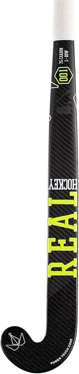 Field Hockey Stick with 75% Carbon, 20% Fiberglass, 5% Aramide and Kevlar Rough Surface Head (Neon Green)