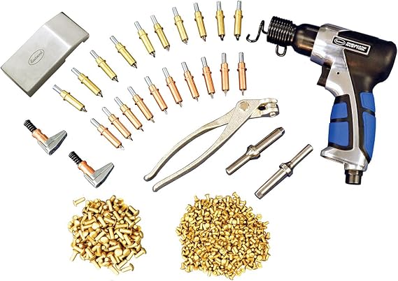 Eastwood Solid Rivet Setting Tool Kit for Custom Metal Fabrication