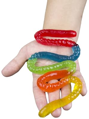 Gummy Super Worm - 2 Feet of Flavor, 3-Pack, Original & Sour Options from GGB Candies Original & Sour  2-Pack Bundle