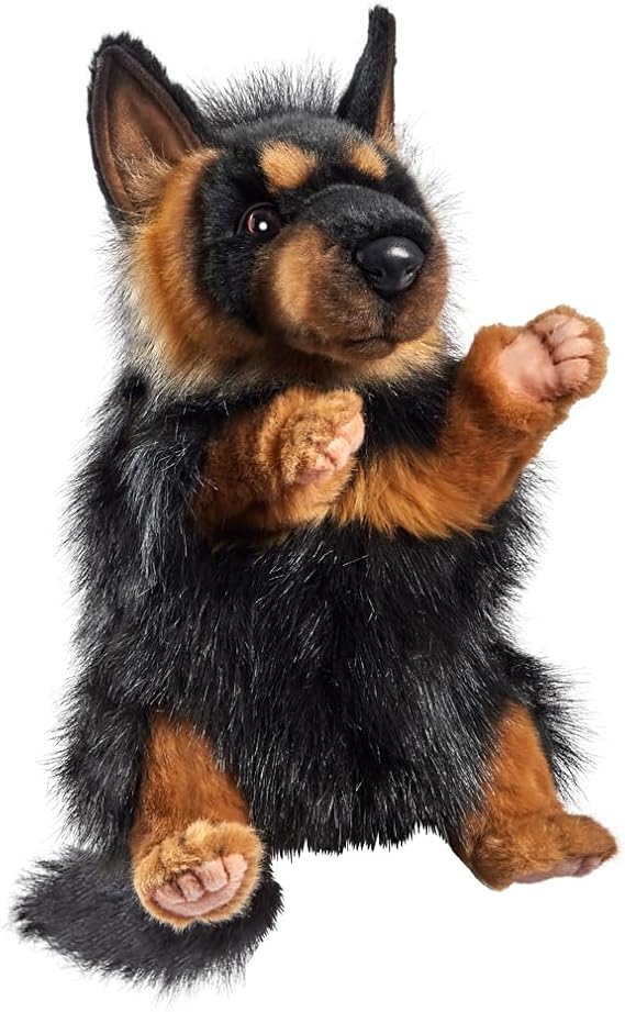 Hansa Creation Cuddly Toy Hand Puppet German Shepherd Dog